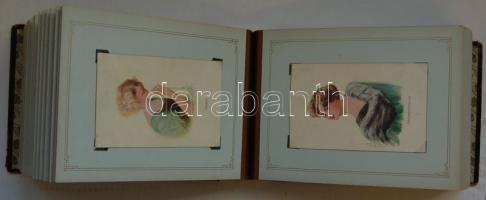 Szép nők 100 db képeslap közte szignós művészlapok / Schöne Frauen, 100 Stk dabei viele signierte Kü...