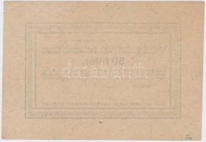 Pécs ~1914. 50f "Pécsi Kereskedelmi Közlöny" kitöltetlen T:I- (hajtatlan)
Hungary / Pécs ~...