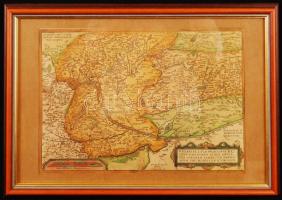 Scala Milliarium Hungaricorum, reprint, üvegezett keretben, 23×33 cm