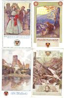 22 db klf. Schulverein képeslap  / 22 versch. Schulverein-AK