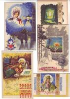 13 db Bozó képeslap / 13 Stk. signiert Bozó