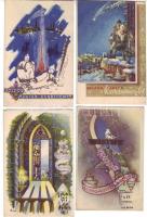 13 db Bozó képeslap / 13 Stk. signiert Bozó