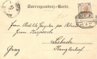 1899 Klamm Schottwien Bahnhof, Semmeringbahn / railway station