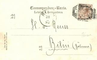 1898 Gorizia, Görz; Corso Francesco Giuseppe e Caffé teatro / Franz Joseph corso