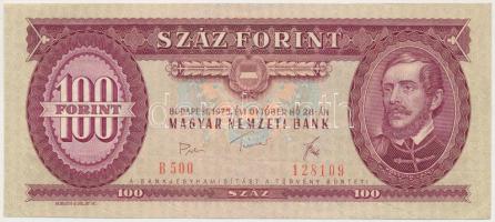1975. 100Ft gyári papírráncokkal T:I-