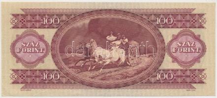 1975. 100Ft gyári papírráncokkal T:I-