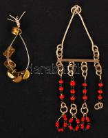 Bizsu tétel: 1 db gyöngyből készült nyaklánc, 1 pár fülbevaló, 1 db függöny csipesz, 1 db medál, 12 ...