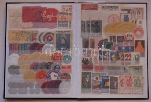 1876-1971. 1.050 klf magyar levélzáró / 1.50 versch. Vignetten Ungarn