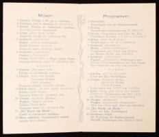 1910 Szolnok Viribus Unitis bál programja