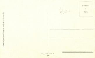 Ballet dancers, Italian art postcard; Ballerini & Fratini 256 s: Chiostri