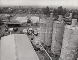 cca 1970-1980 Az Agrokomplex telephelye Agárdon, 3 db fotó, 18x24 cm