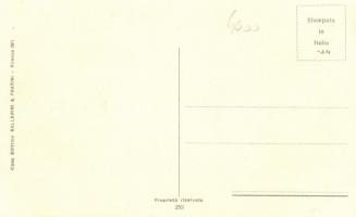 Winter, Italian art postcard; Ballerini & Fratini 253 s: Chiostri