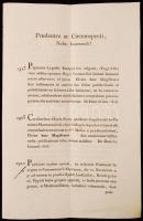 1816 Helytartótanácsi leirat József nádor (1776-1847), Darvas Ferenc (1740–1810) költő, alispán, író, saját kezű aláírásával. Benne magyar nyelvű körözvények. 20p. / 1816 Ex offo letter of the Governing Council with autograph signature of Joseph Palatin