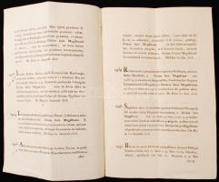 1816 Helytartótanácsi leirat József nádor (1776-1847), Darvas Ferenc (1740–1810) költő, al...