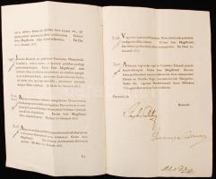 1816 Helytartótanácsi leirat József nádor (1776-1847), Darvas Ferenc (1740–1810) költő, al...