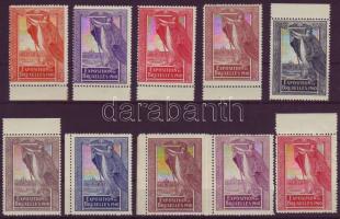 BELGIUM / BELGIEN 1910-1913. 34 klf. kiállítási levélzáró / 34 versch. Ausstellungsvignetten