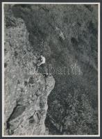 cca 1950 Hegymászó, 23x17 cm