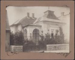 cca 1915 Dés Bocskay utcai Vörös-féle pavilon keményhátú fotó 17x13 cm