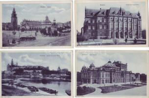 1910. 4 db Krakkó / 4 Stk. Krakau