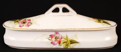 Antik mosdó készlet (3db), kézzel festett, csak formaszámmal jelzett, hibátlan