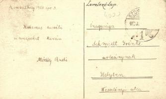 Easter, hand-painted greeting s: Derezsán