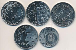 Hollandia 1972-2006. 5klf emlékérem T:PP Netherlands 1972-2006. 5 diff. commemorative medallions C:PP