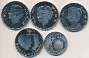 Hollandia 1972-2006. 5klf emlékérem T:PP
Netherlands 1972-2006. 5 diff. commemorative medallions C:P...