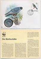 1988. 50Ft "Világ Vadvédelmi Alap II." érmés borítékon alkalmi bélyegzős bélyeggel német nyelvű tájékoztatóval T:1