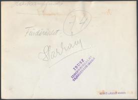 cca 1950 Benkő László: Harkányfürdő, pecséttel jelzett IBUSZ reklámfotó, 17x23 cm