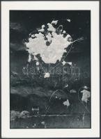 cca 1990 Szilágyi László: Fal, aláírt vintage fotóművészeti alkotás, 23x17 cm