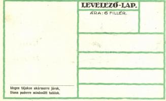 Ungarische Werkstätte, Diana púder reklám s: Győri Aranka (EK)