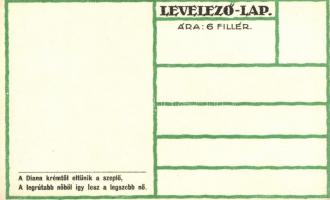 Ungarische Werkstätte, Diana krém reklám s: Győri Aranka