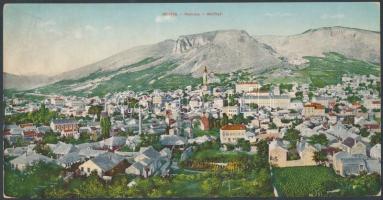 Mostar, unfolded panoramacard