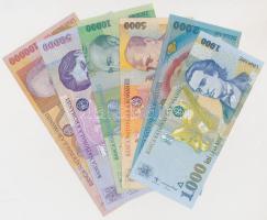 Románia 1998-2001. 1000L-100.000L (6x) T:I-III Romania 1998-2001. 1000 Lei - 100.000 Lei (6x) C:UNC-F