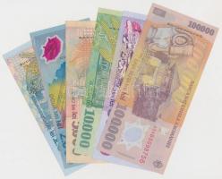 Románia 1998-2001. 1000L-100.000L (6x) T:I-III
Romania 1998-2001. 1000 Lei - 100.000 Lei (6x) C:UNC-...
