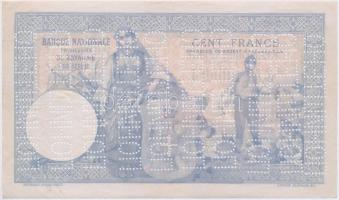 Szerbia 1905. 100D "0.0 000" sorozat és sorszámmal, ismeretlen cirill "PONISTENO&quot...