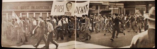 1949 "17 de octubre, jornada heroica del pueblo y para el pueblo." Spanyol nyelvű propagan...