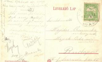 Visegrád, Malomvölgyi patak vízesése; Divald Károly