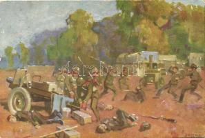 Sasvári Mihály tűzmester rajtaütése szovjet különítményen / WWII Hungarian military group attacks the Soviets s: Juszkó (b)