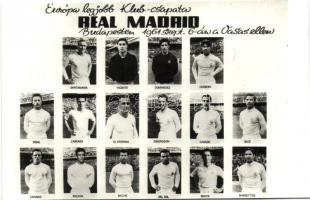 1961. szeptember 6. A Real Madrid Budapesten a Vasas ellen / Real Madrid football club (non PC)