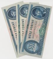 1957. 20Ft T:III + 1975-1980. 20Ft (2x) T:I,III