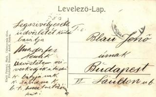 Dunaszerdahely, Széchenyi utca, községháza; kiadó Petényi Márk