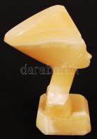 Ónix Kleopátra büszt, m: 11 cm