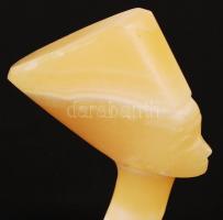 Ónix Kleopátra büszt, m: 11 cm