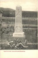 Egerfarmos honvéd emlékoszlop