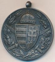 1929. "Magyar Háborús Emlékérem kardokkal, sisakkal" hadifém kitüntetés mellszalag nélkül ...