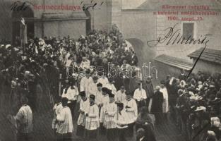 1901. szept. 15. Selmecbánya, Kálvária, emlékbúcsú / calvary, memorial sermon