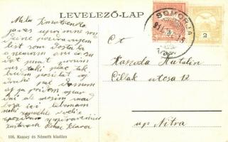 Somorja, Evangélikus templom; Kassay és Németh kiadása / church (EK)