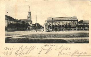 Nyíregyháza, templom, Széchenyi szálloda (fa)