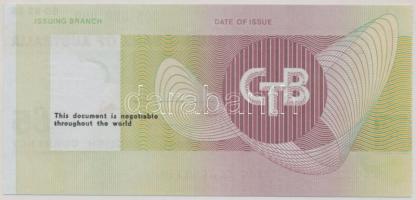 Ausztrália DN "Ausztrál Nemzetközösségi Kereskedelmi Bank" 5Ł "SPECIMEN" utazási...